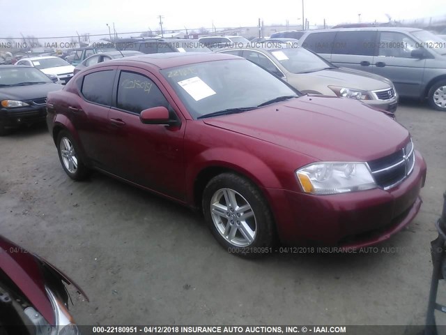1B3CC1FB1AN194210 - 2010 DODGE AVENGER EXPRESS 红色 照片 1