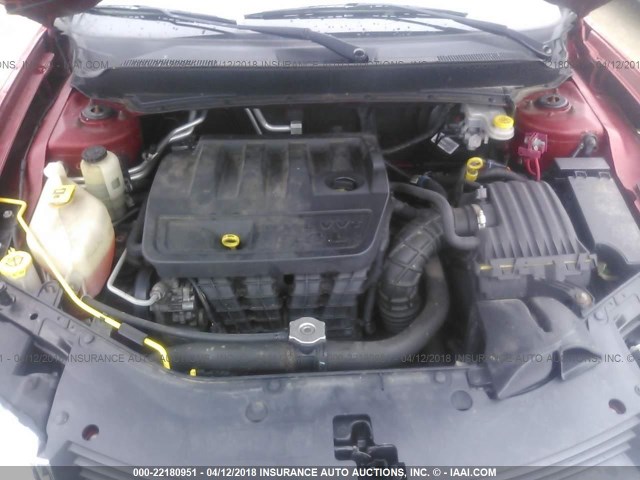 1B3CC1FB1AN194210 - 2010 DODGE AVENGER EXPRESS 红色 照片 10