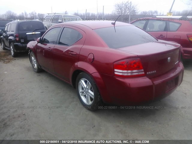 1B3CC1FB1AN194210 - 2010 DODGE AVENGER EXPRESS 红色 照片 3