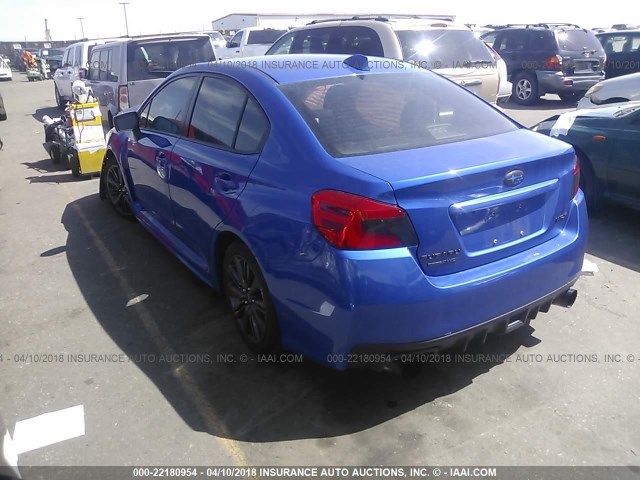 JF1VA1A69F9816954 - 2015 SUBARU WRX BLUE photo 3