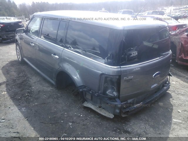 2FMEK62C79BA62741 - 2009 FORD FLEX SEL GRAY photo 3