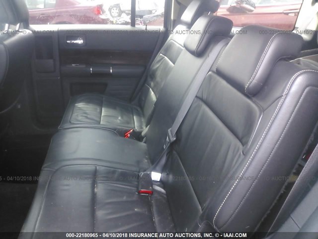 2FMEK62C79BA62741 - 2009 FORD FLEX SEL GRAY photo 8