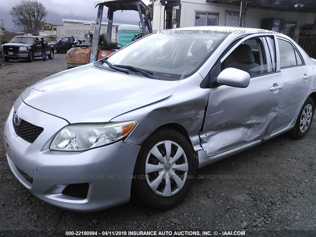 JTDBL40EX99044860 - 2009 TOYOTA COROLLA LE/XLE SILVER photo 6