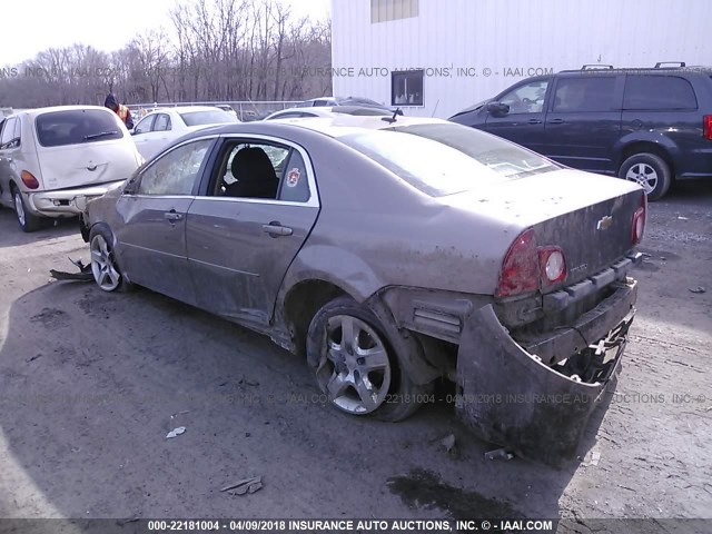 1G1ZB5E16BF152759 - 2011 CHEVROLET MALIBU LS 棕色 照片 3