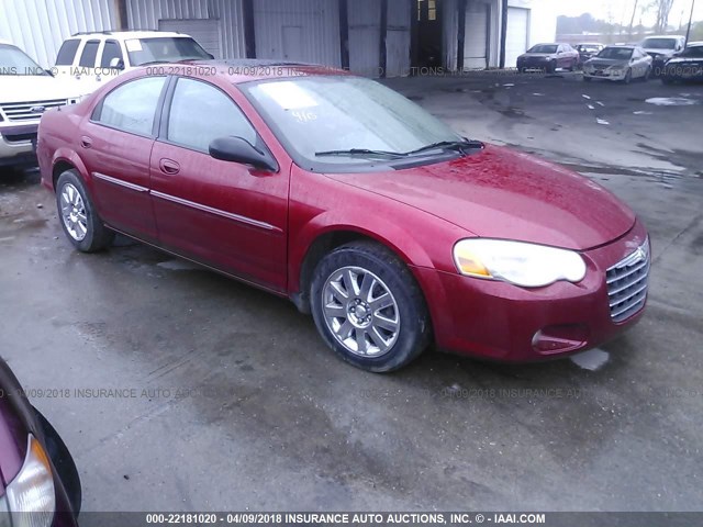 1C3EL66R26N147250 - 2006 CHRYSLER SEBRING LIMITED RED photo 1