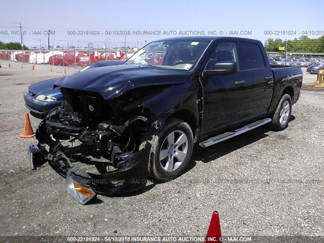 1C6RD6KT1CS225758 - 2012 DODGE RAM 1500 ST BLACK photo 2