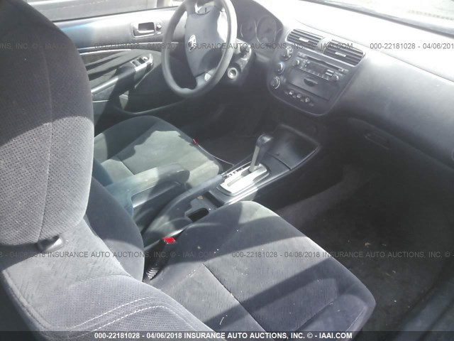 1HGEM22934L053945 - 2004 HONDA CIVIC EX SILVER photo 5