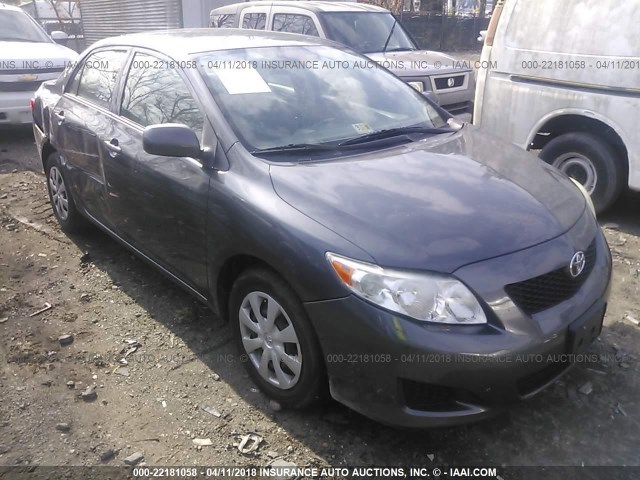 JTDBL40E899032772 - 2009 TOYOTA COROLLA LE/XLE GRAY photo 1