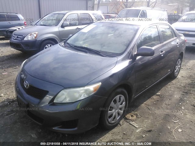 JTDBL40E899032772 - 2009 TOYOTA COROLLA LE/XLE GRAY photo 2