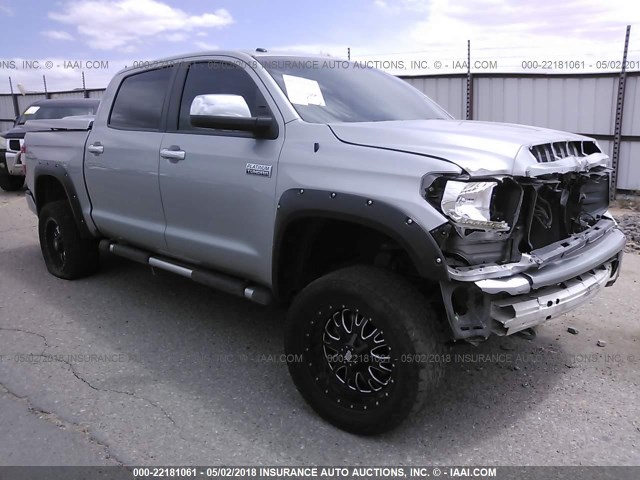 5TFAW5F19EX343176 - 2014 TOYOTA TUNDRA CREWMAX PLATINUM 银色 照片 1