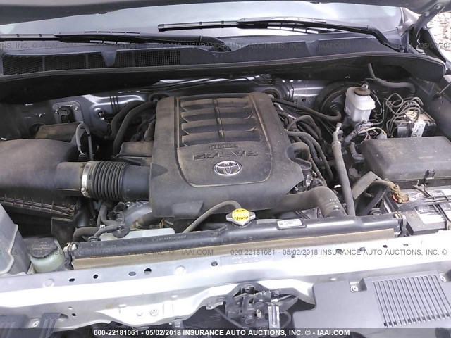 5TFAW5F19EX343176 - 2014 TOYOTA TUNDRA CREWMAX PLATINUM 银色 照片 10