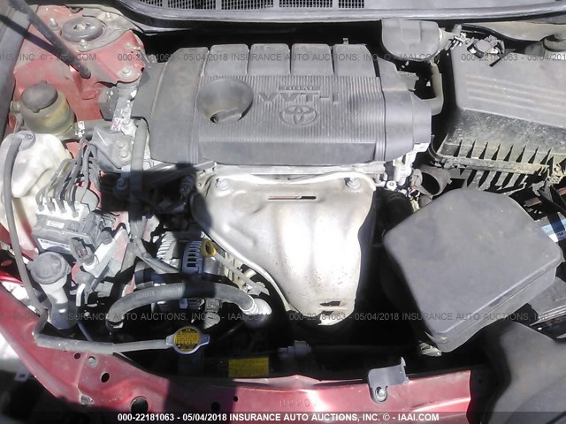 4T1BF3EK4BU639959 - 2011 TOYOTA CAMRY SE/LE/XLE Красный фото 10