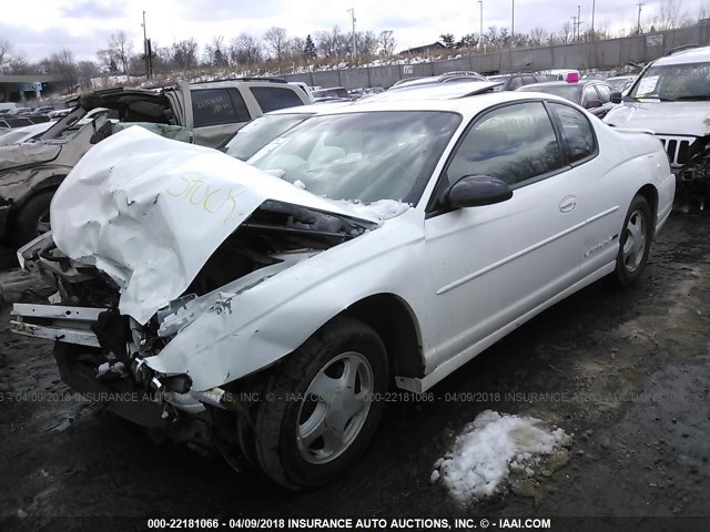 2G1WX12K3Y9333118 - 2000 CHEVROLET MONTE CARLO SS 白色 照片 2