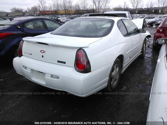 2G1WX12K3Y9333118 - 2000 CHEVROLET MONTE CARLO SS 白色 照片 4