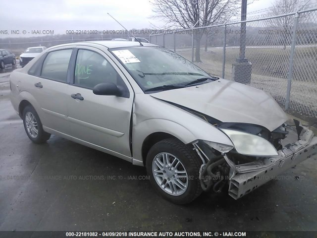 1FAFP34N37W127982 - 2007 FORD FOCUS ZX4/S/SE/SES TAN photo 1