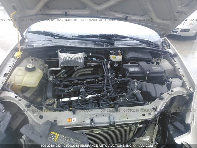 1FAFP34N37W127982 - 2007 FORD FOCUS ZX4/S/SE/SES TAN photo 10