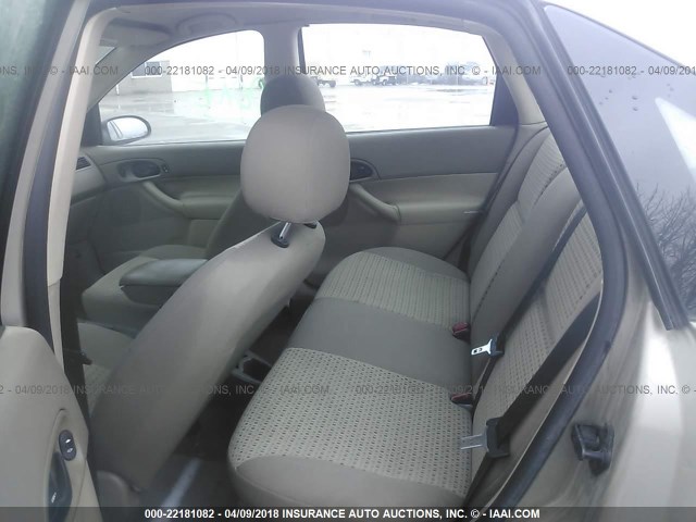 1FAFP34N37W127982 - 2007 FORD FOCUS ZX4/S/SE/SES TAN photo 8