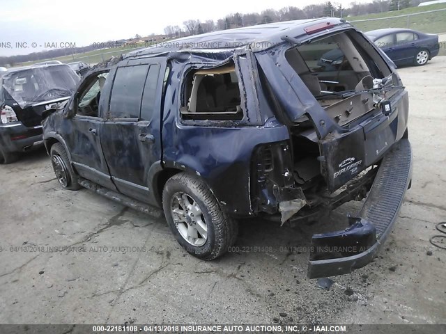 1FMZU73K83ZB29617 - 2003 FORD EXPLORER XLT/XLT SPORT/NBX 蓝色 照片 3