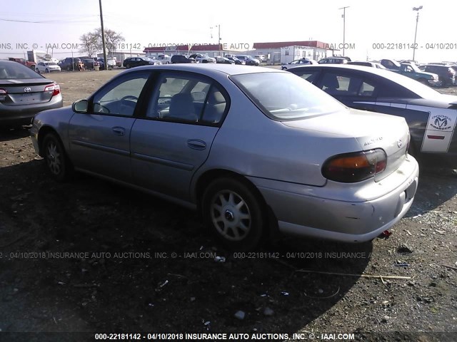 1G1NE52M3W6209025 - 1998 CHEVROLET MALIBU LS ვერცხლისფერი ფოტო 3