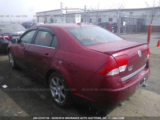 3MEHM0JG4AR651649 - 2010 MERCURY MILAN PREMIER RED photo 3