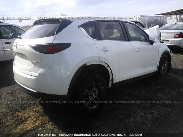 JM3KFABL9H0118569 - 2017 MAZDA CX-5 SPORT WHITE photo 4