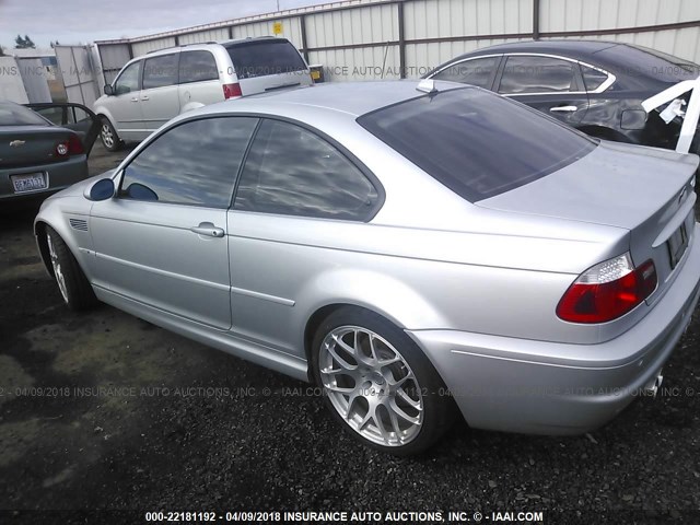 WBSBL93455PN60087 - 2005 BMW M3 SILVER photo 3