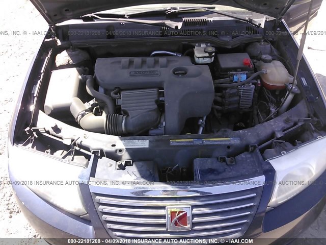 1G8AJ58F97Z167769 - 2007 SATURN ION LEVEL 2 Mavi foto 10