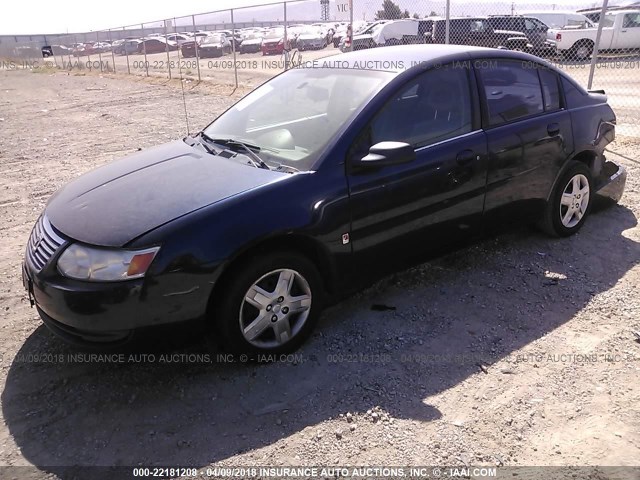 1G8AJ58F97Z167769 - 2007 SATURN ION LEVEL 2 BLUE photo 2