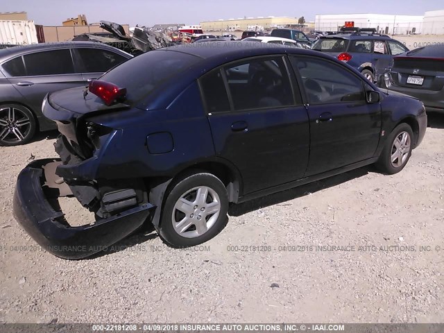 1G8AJ58F97Z167769 - 2007 SATURN ION LEVEL 2 Mavi foto 4