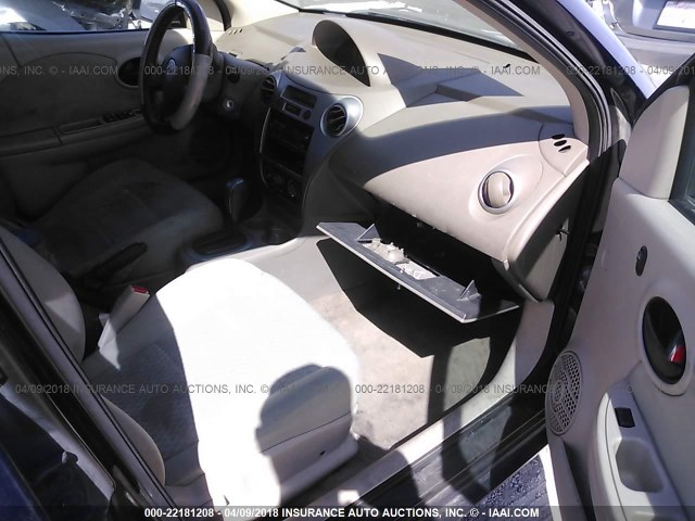 1G8AJ58F97Z167769 - 2007 SATURN ION LEVEL 2 BLUE photo 5