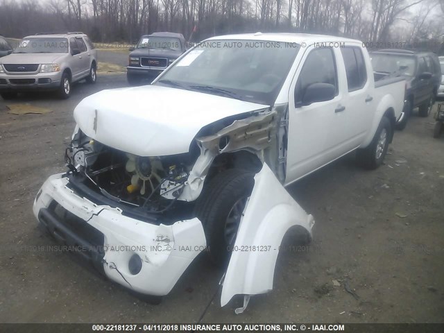 1N6AD0EV0HN747722 - 2017 NISSAN FRONTIER S/SV/SL/PRO-4X WHITE photo 2