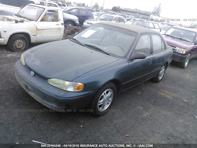 1Y1SK52872Z406791 - 2002 CHEVROLET GEO PRIZM LSI GREEN photo 2