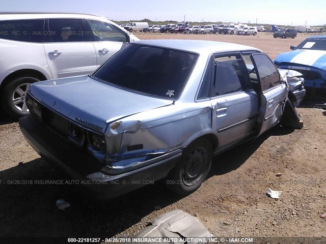 4T1SV21E2MU380582 - 1991 TOYOTA CAMRY DLX Light Blue photo 4