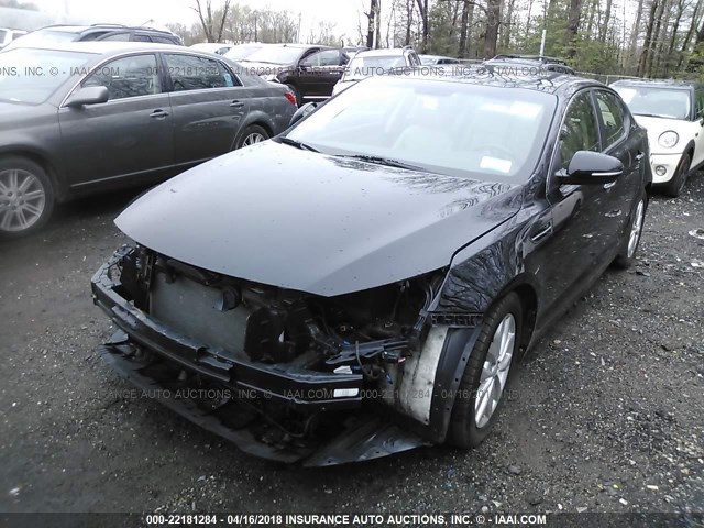 5XXGN4A74EG294916 - 2014 KIA OPTIMA EX BLACK photo 2