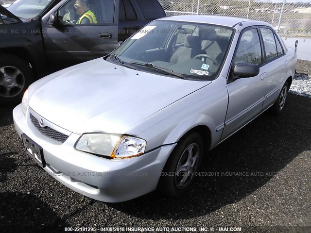 JM1BJ2222Y0248178 - 2000 MAZDA PROTEGE DX/LX SILVER photo 2