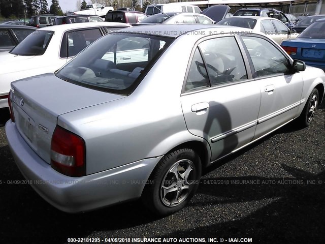 JM1BJ2222Y0248178 - 2000 MAZDA PROTEGE DX/LX SILVER photo 4