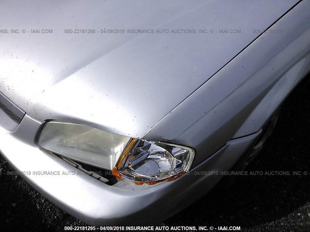 JM1BJ2222Y0248178 - 2000 MAZDA PROTEGE DX/LX SILVER photo 6