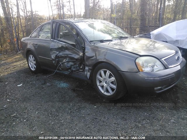 1FAFP25195G164726 - 2005 FORD FIVE HUNDRED LIMITED GRAY photo 1