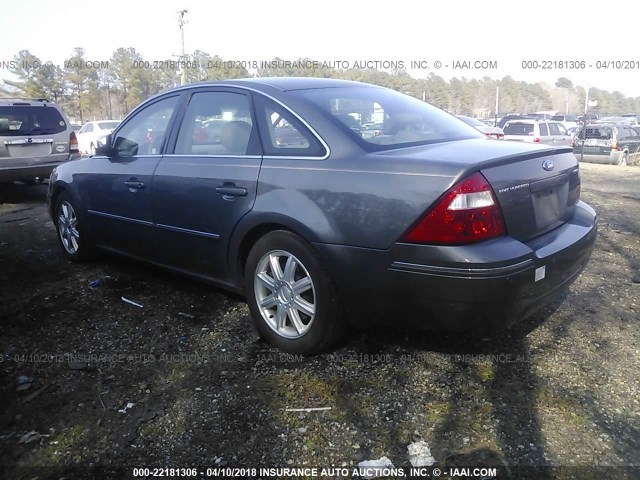 1FAFP25195G164726 - 2005 FORD FIVE HUNDRED LIMITED GRAY photo 3