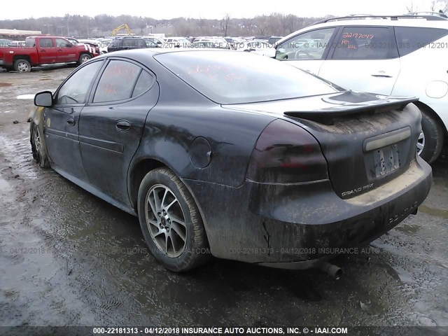 2G2WR524551184624 - 2005 PONTIAC GRAND PRIX GTP BLACK photo 3