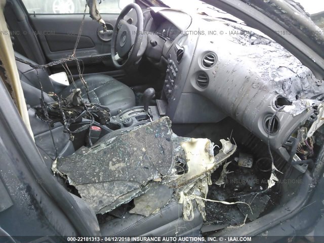 2G2WR524551184624 - 2005 PONTIAC GRAND PRIX GTP BLACK photo 5