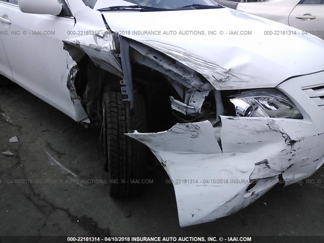 4T1BE46K37U703469 - 2007 TOYOTA CAMRY NEW GENERAT CE/LE/XLE/SE WHITE photo 6