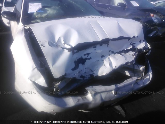 2G1WW12E559207772 - 2005 CHEVROLET MONTE CARLO LS WHITE photo 6