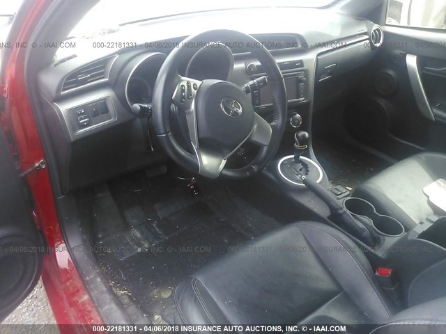 JTKJF5C75E3087692 - 2014 TOYOTA SCION TC 红色 照片 5