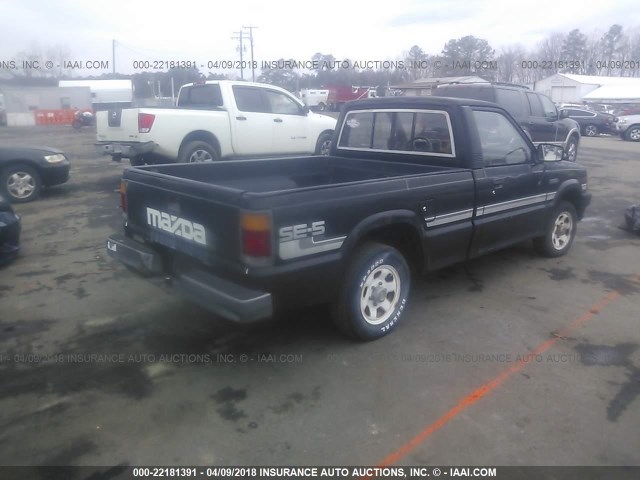 JM2UF1117H0550784 - 1987 MAZDA B2000 BLACK photo 4