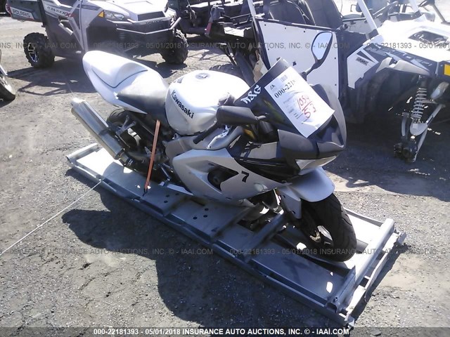 JKBZXJB173A011175 - 2003 KAWASAKI ZX636 B1 SILVER photo 1