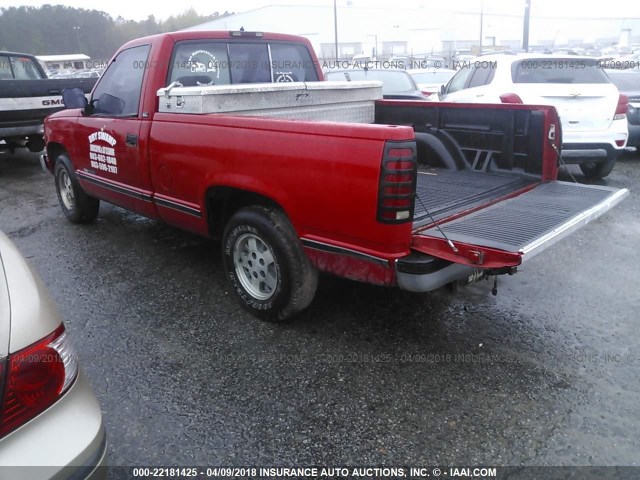 1GTDC14K0RZ529676 - 1994 GMC SIERRA C1500 RED photo 3