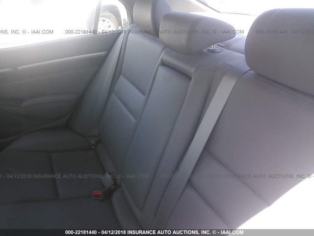 2HGFA16979H340470 - 2009 HONDA CIVIC EXL BLACK photo 8