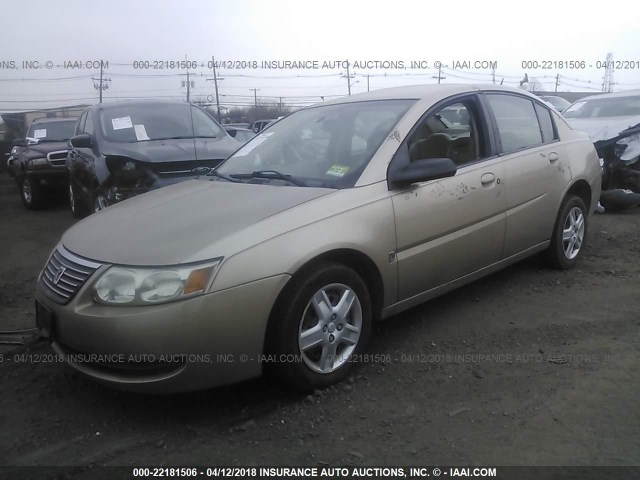 1G8AJ58F36Z199941 - 2006 SATURN ION LEVEL 2 Qızıl foto 2