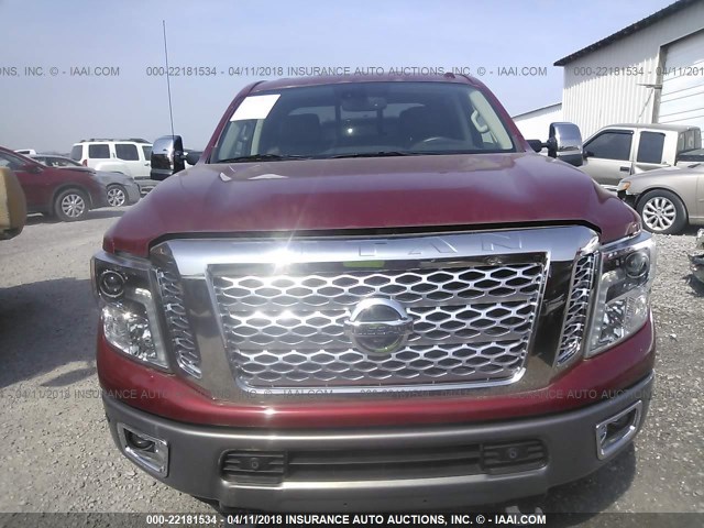 1N6BA1F40GN500014 - 2016 NISSAN TITAN XD SL/PRO-4X/PLAT RESERVE RED photo 6